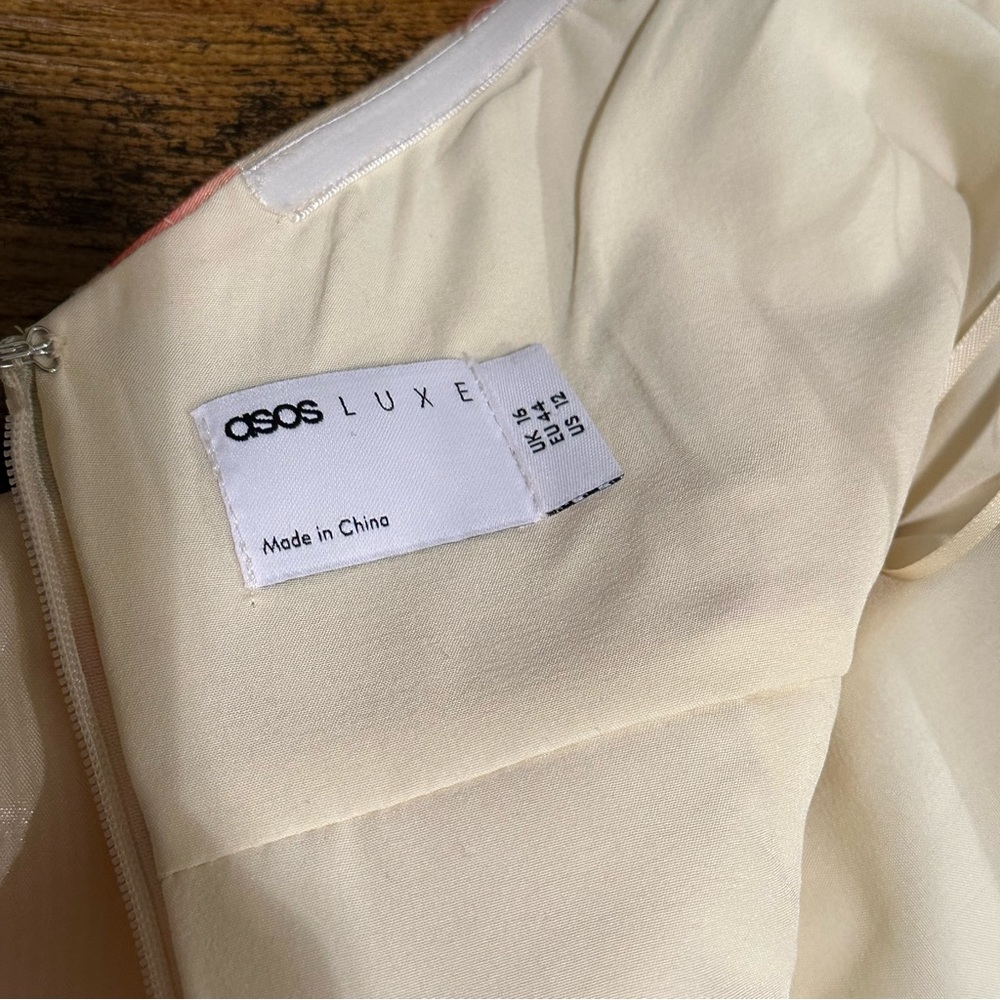 ASOS Luxe Organza Mini Dress - Picture 9 of 10